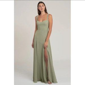 Jenny Yoo Sage Chiffon Harris Dress